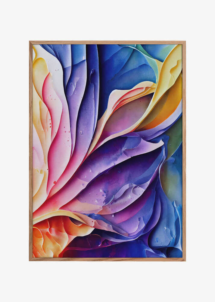 Colorful Petal Waves