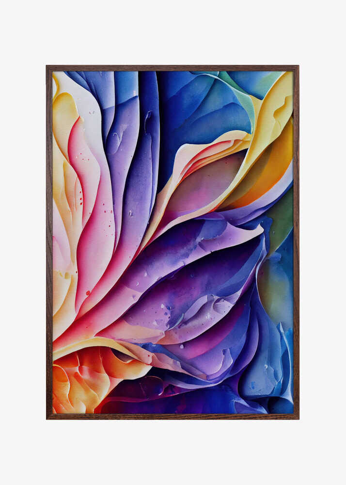 Colorful Petal Waves