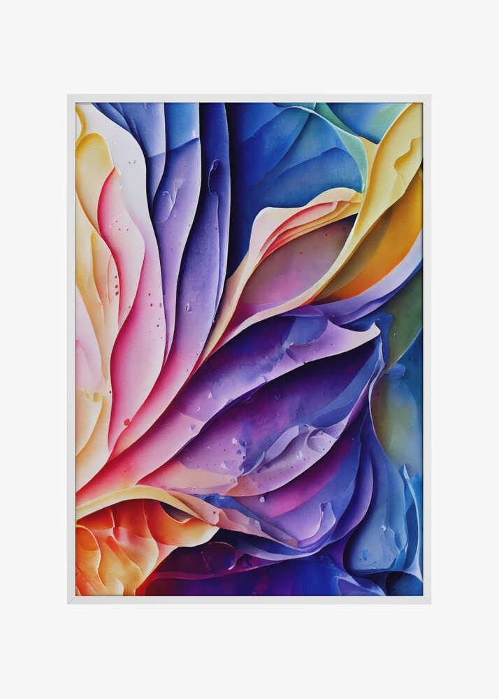 Colorful Petal Waves