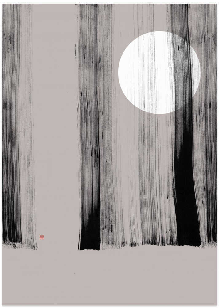 Hidden Moon N°1 | Behind the Trees