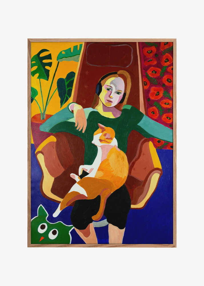 The Girl And The Cat