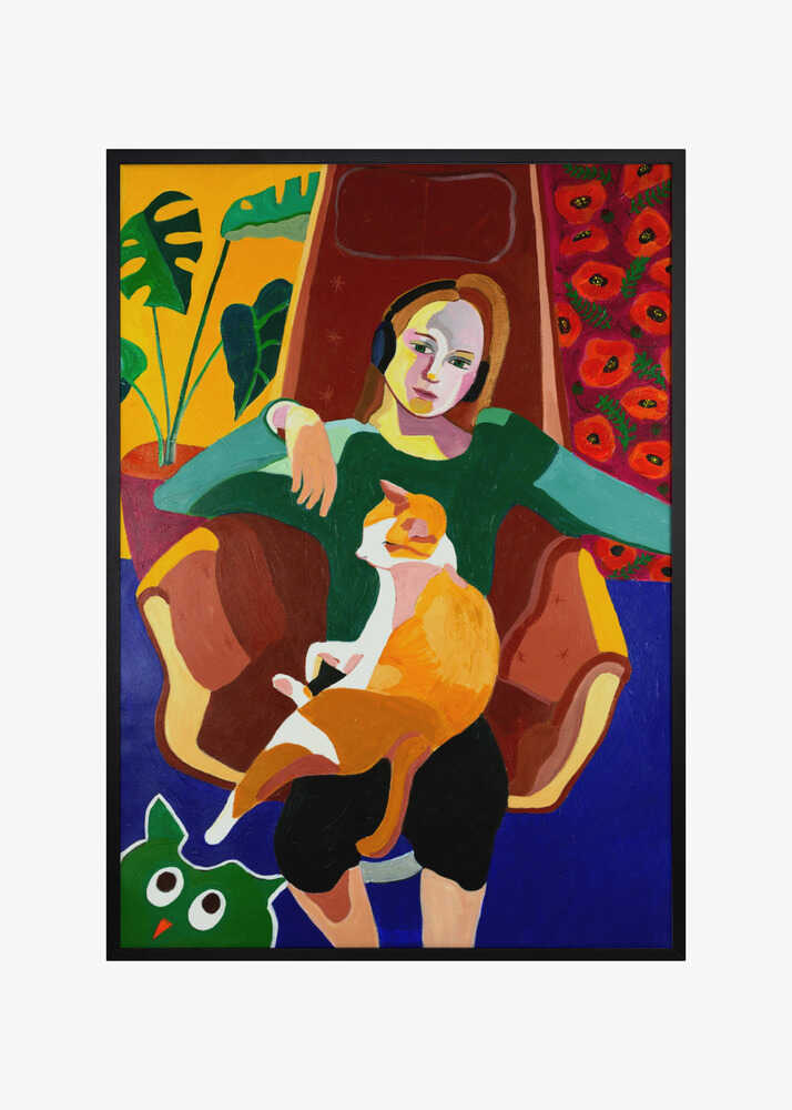 The Girl And The Cat