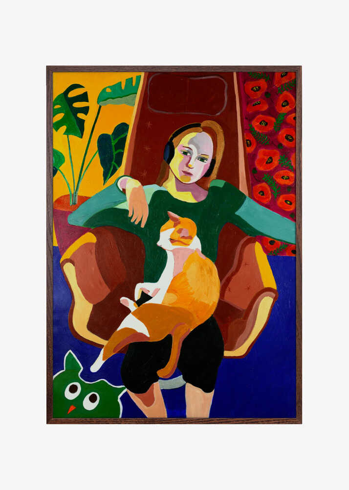 The Girl And The Cat