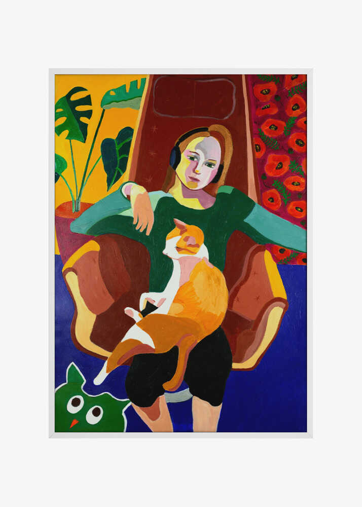 The Girl And The Cat