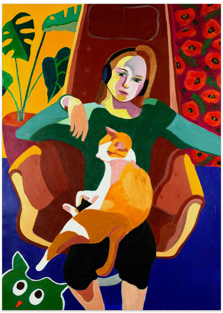 The Girl And The Cat