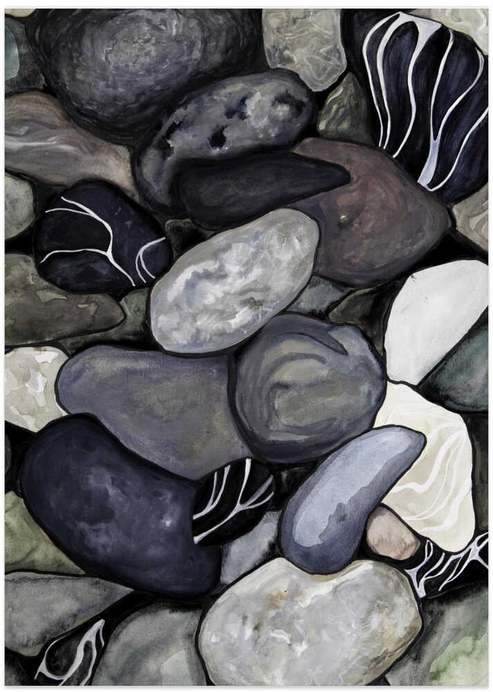 Beach stones