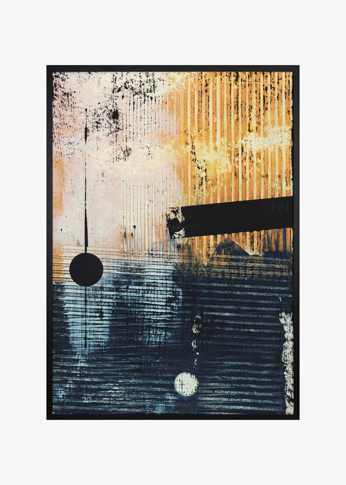 Abstract Artwork With Geometric Composition