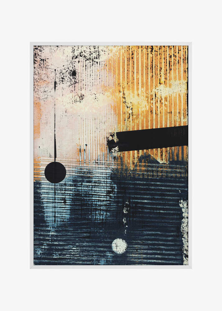 Abstract Artwork With Geometric Composition