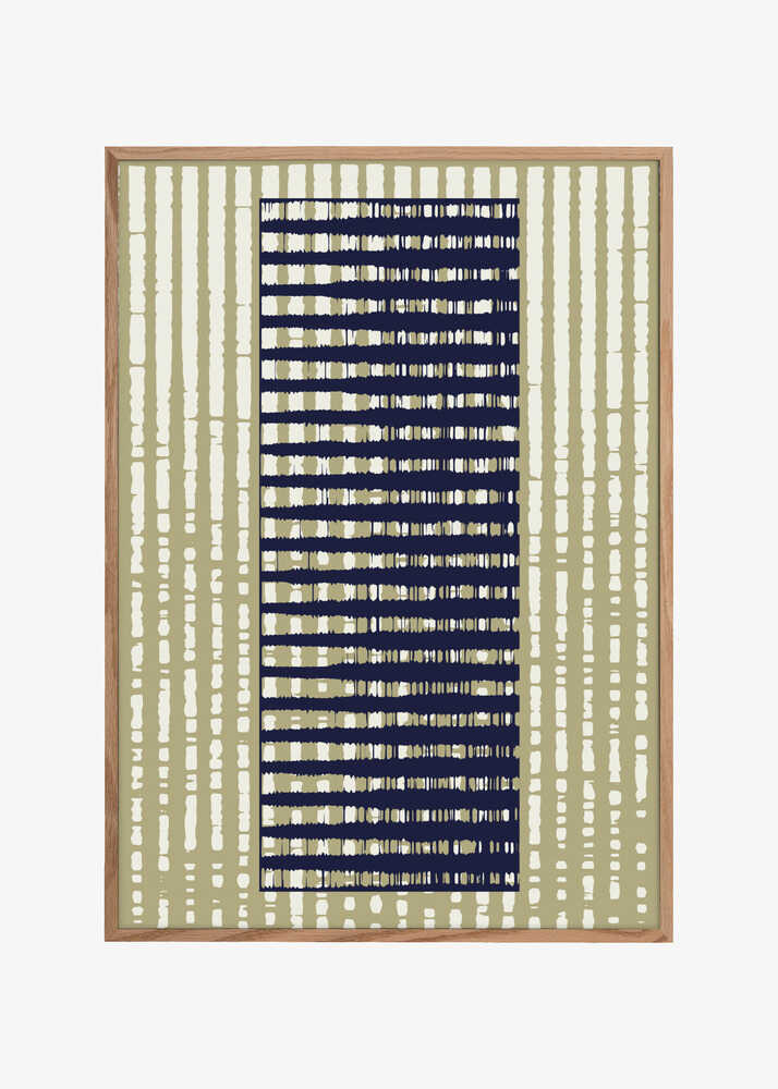 Geometric Pattern with Vertical Stripes