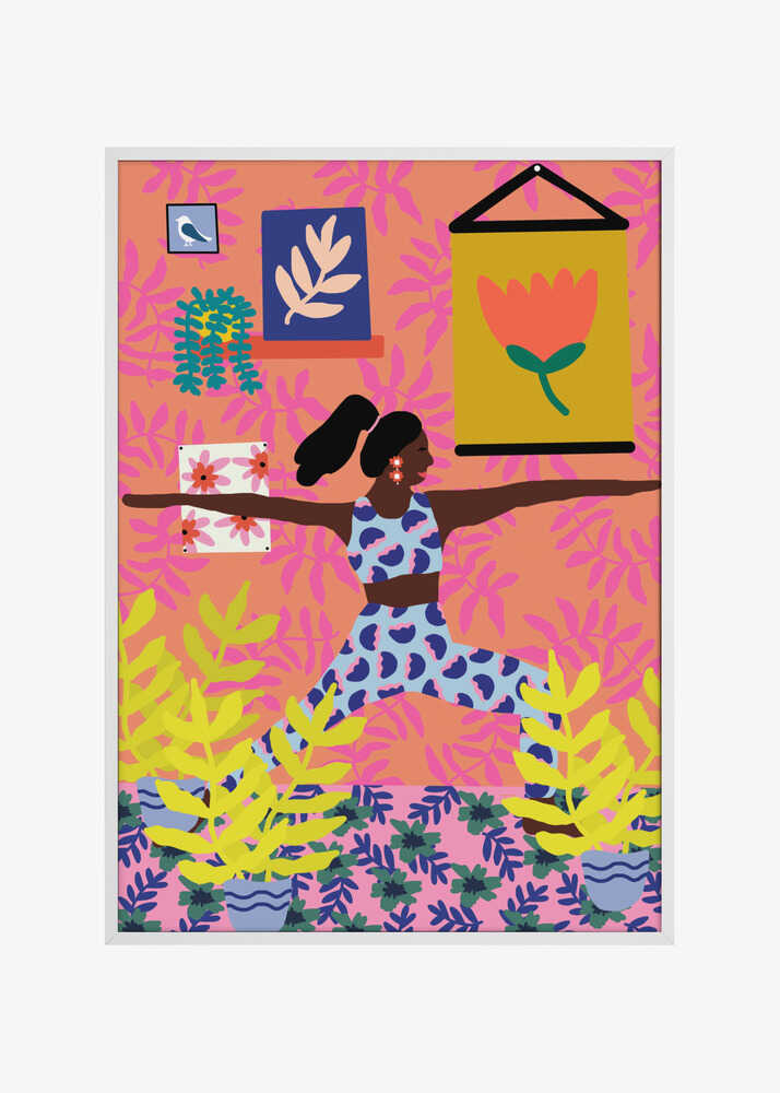 Yoga Warrior Position