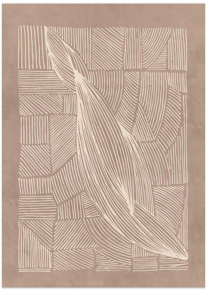 Abstract Irregular Lines