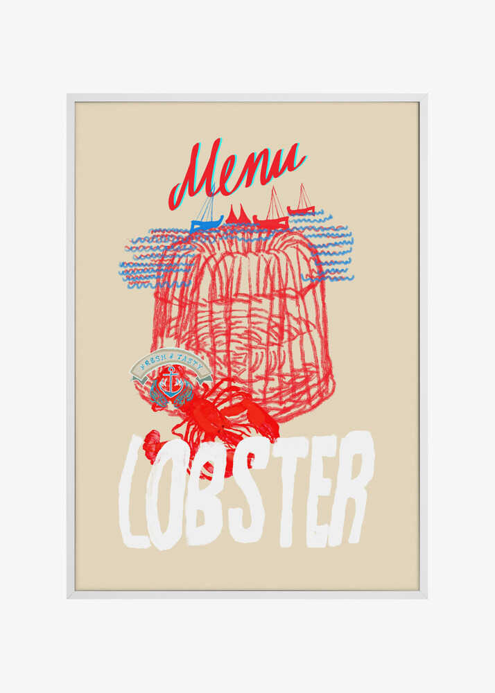Lobster Menu Poster