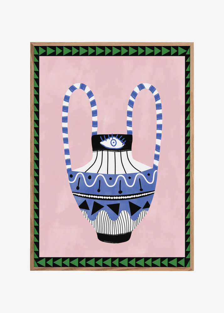 Colorful Geometric Vase