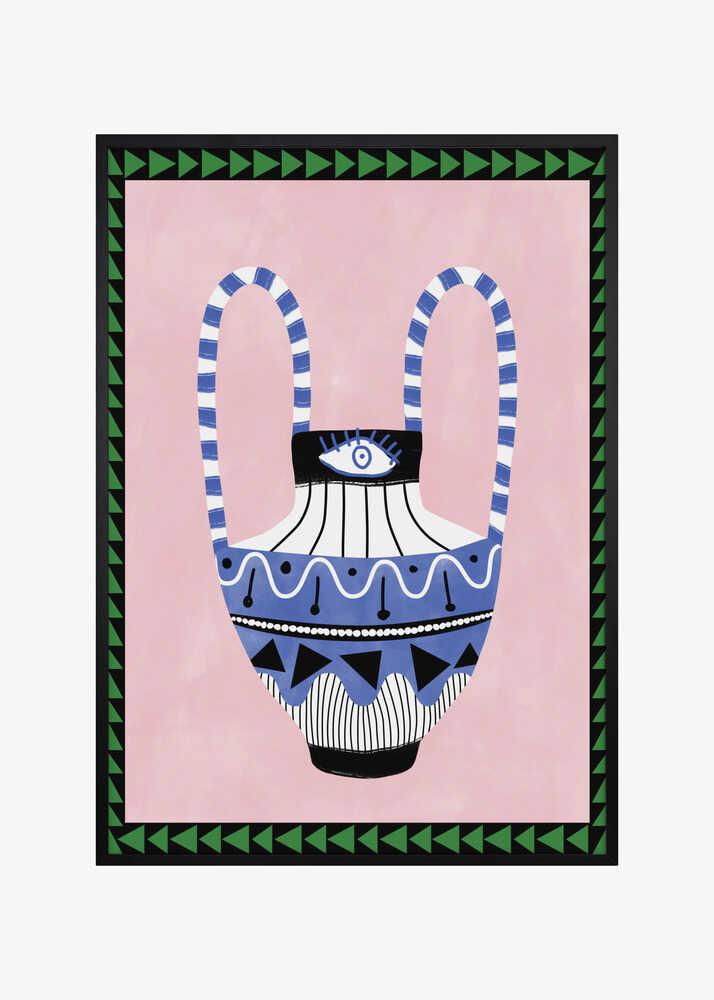 Colorful Geometric Vase