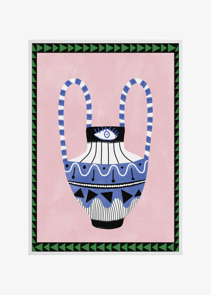 Colorful Geometric Vase