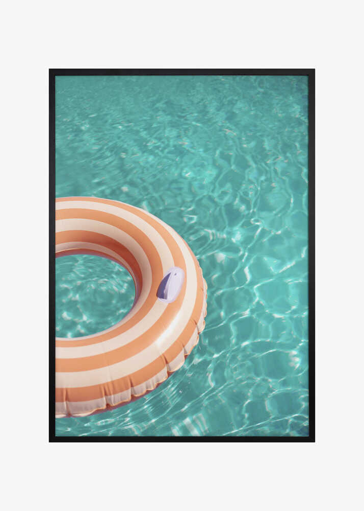 Peach Fuzz Swimming Pool Fun