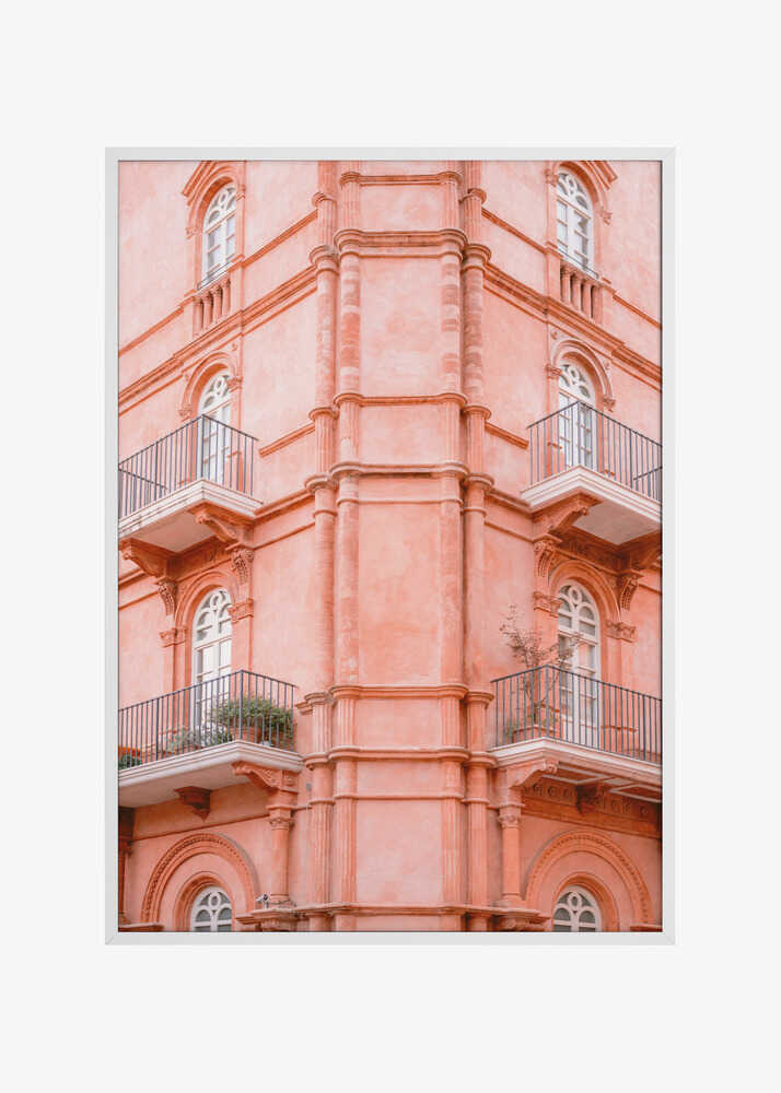 Pastel Pink Umbria | Italy travel photography