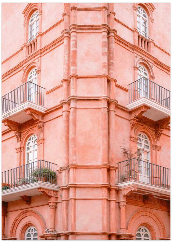 Pastel Pink Umbria | Italy travel photography