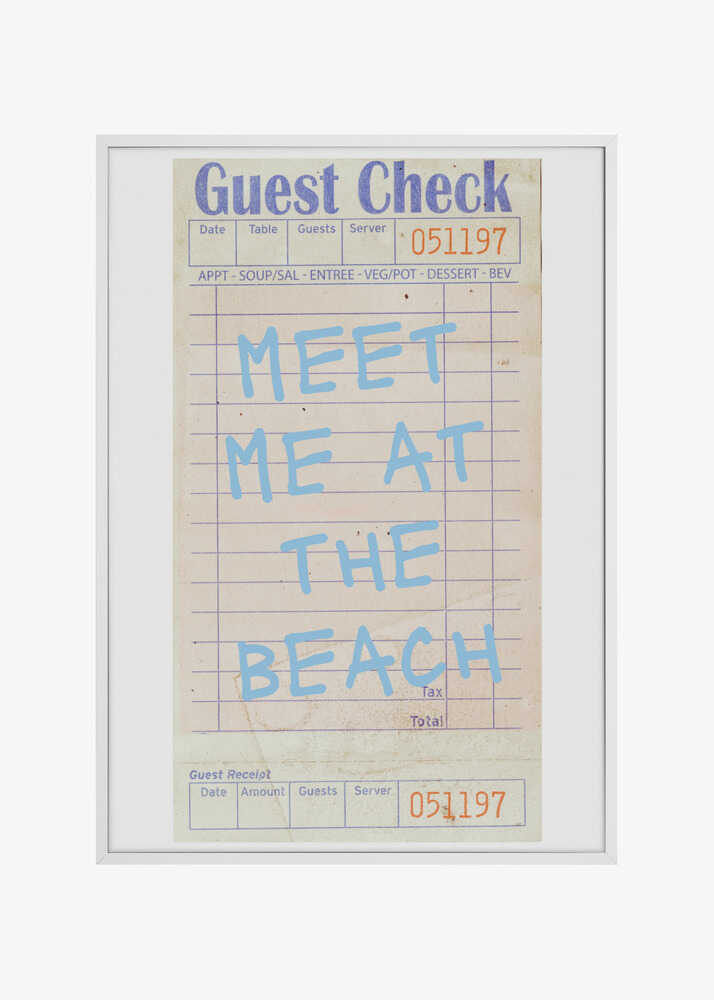 Meet Me At the Beach   Blue