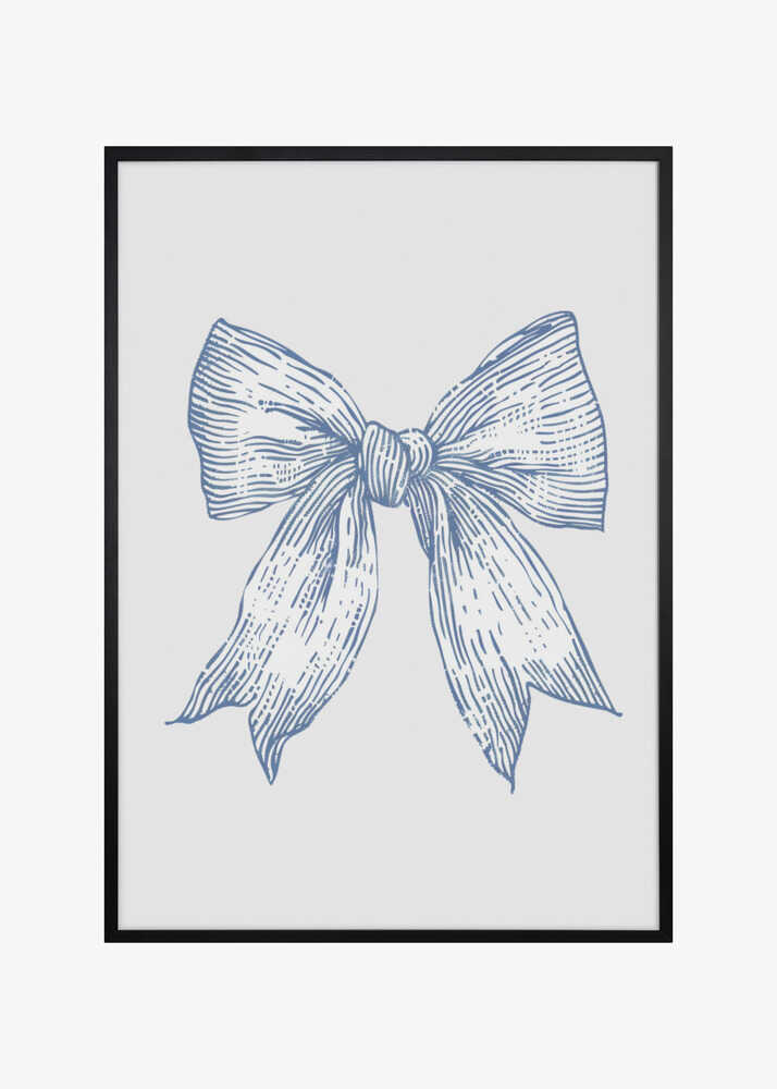 Nautical Pale Blue Bow
