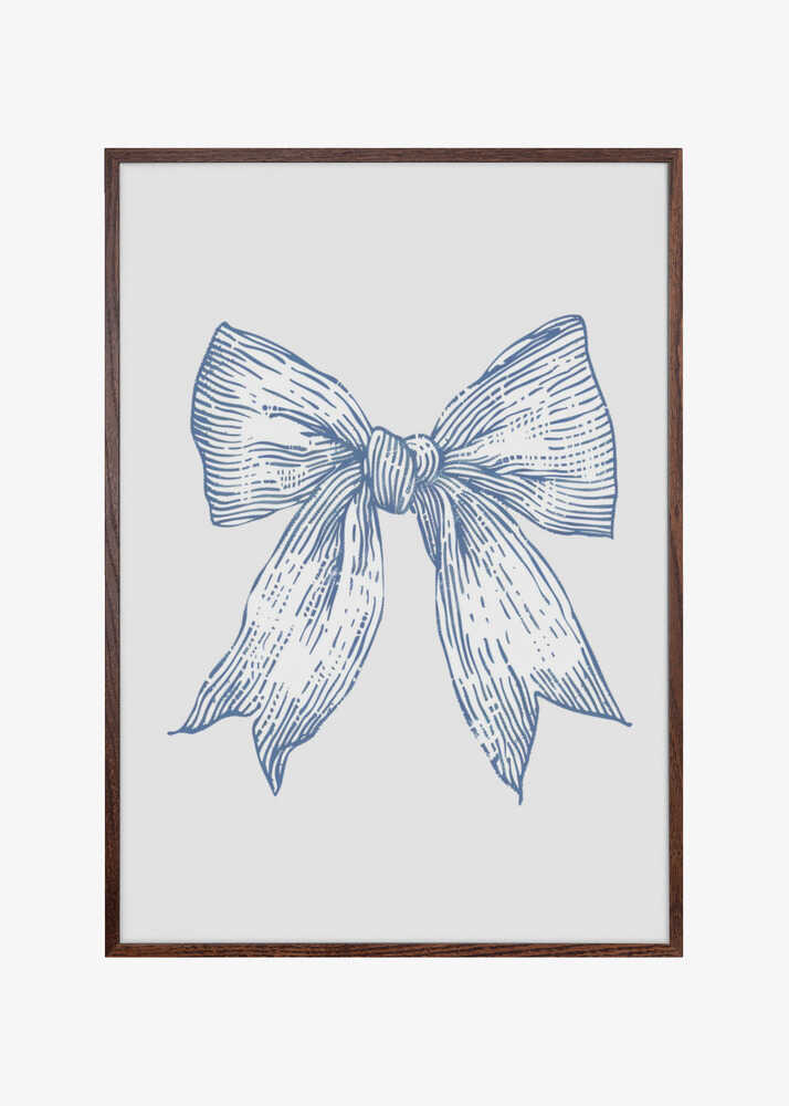 Nautical Pale Blue Bow