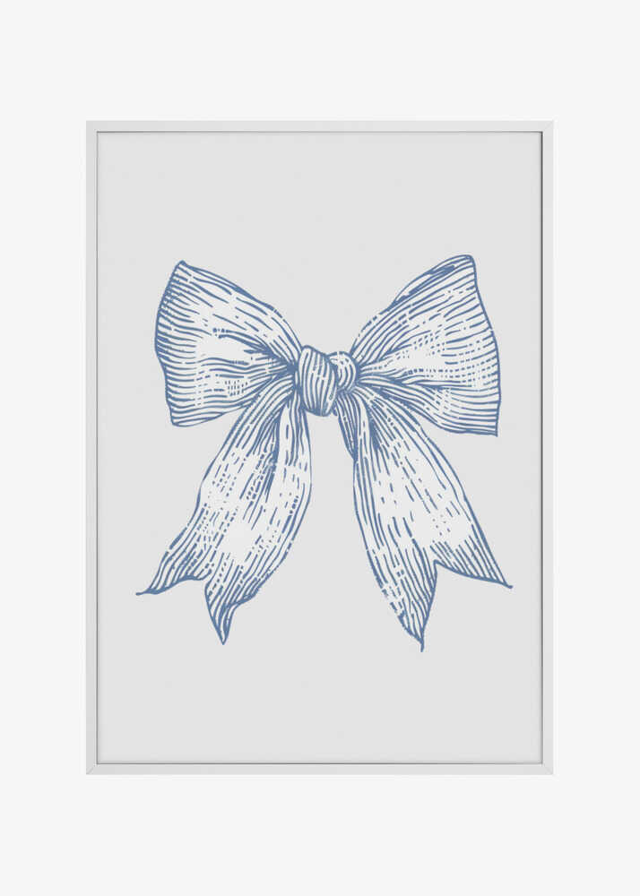 Nautical Pale Blue Bow