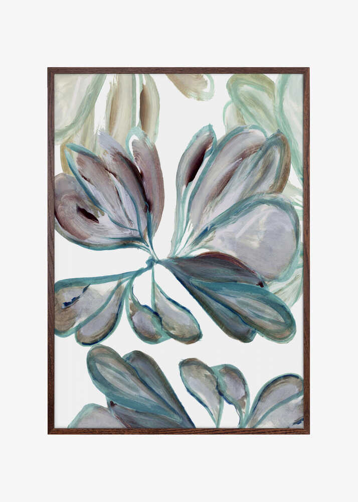 Aqua Floral 2