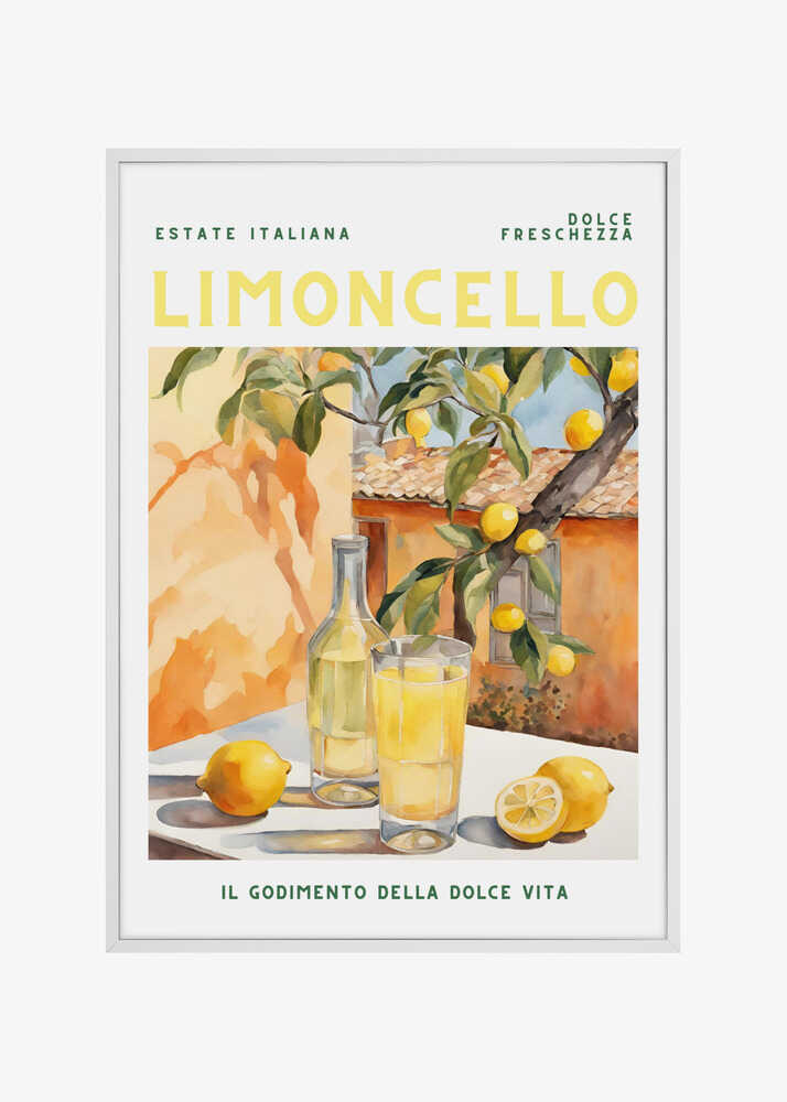 Limoncello, Aquarell, Fresh