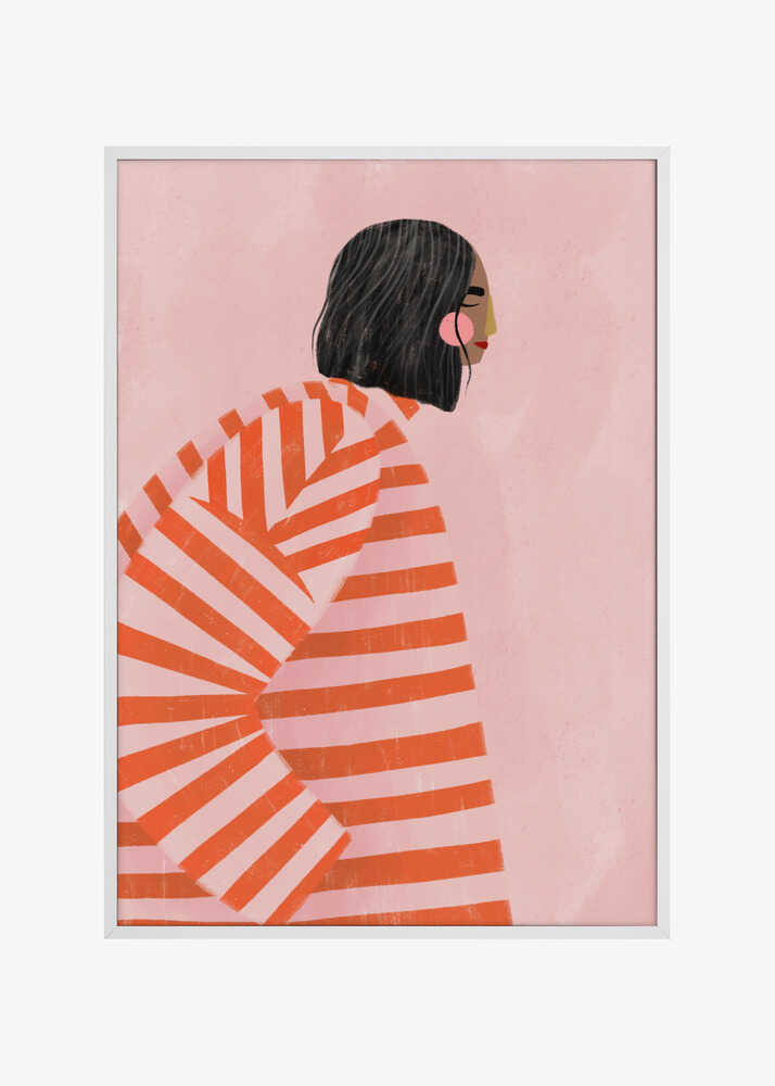 The Woman With the Orange Stripes