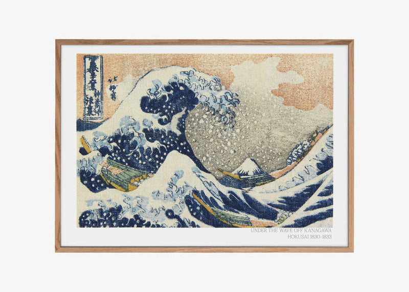 Hokusai's Under the Wave Off Kanagawa (1830 1833)