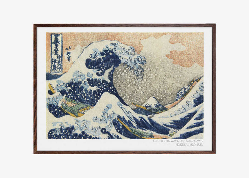 Hokusai's Under the Wave Off Kanagawa (1830 1833)