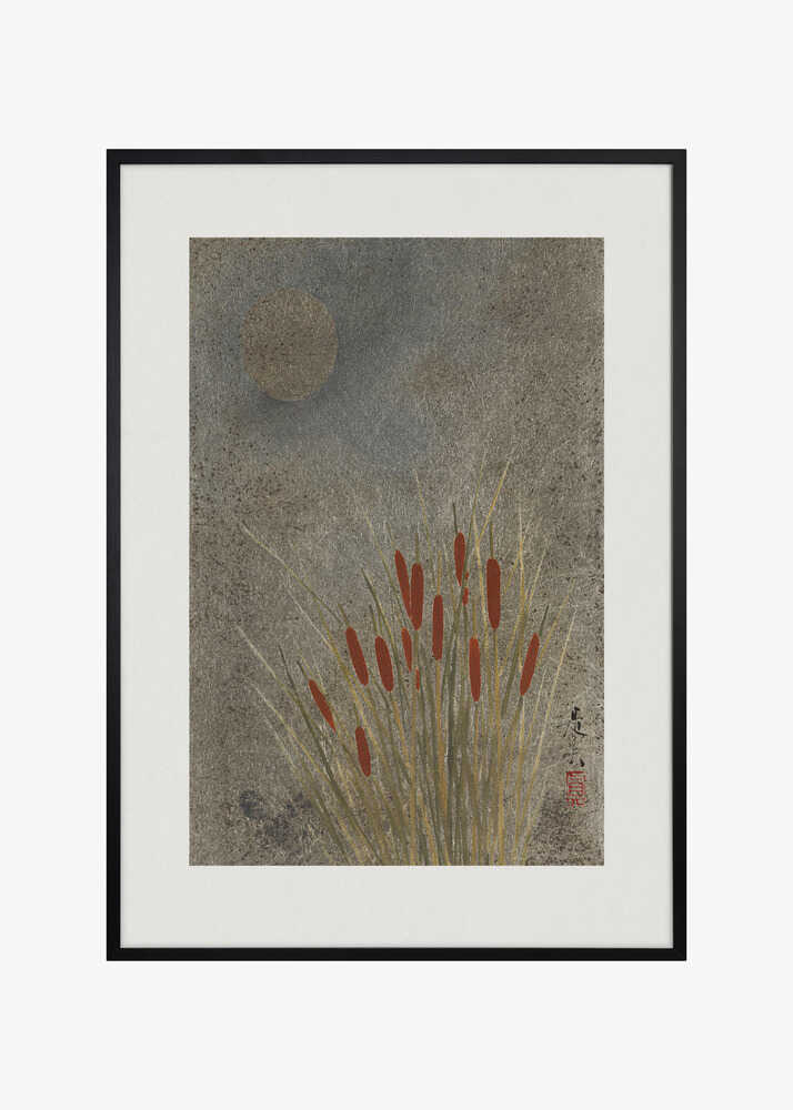 Japanese Grass Field At Night (1807–1891)