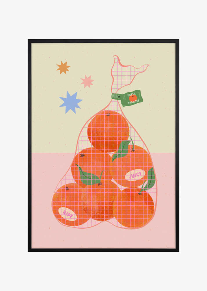 Fresh and Ripe Oranges