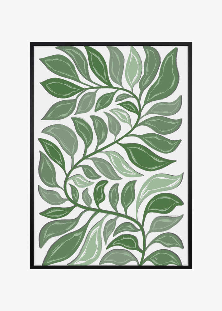 Green Leaves Pattern