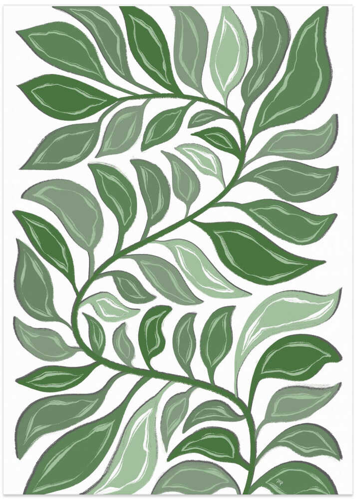 Green Leaves Pattern