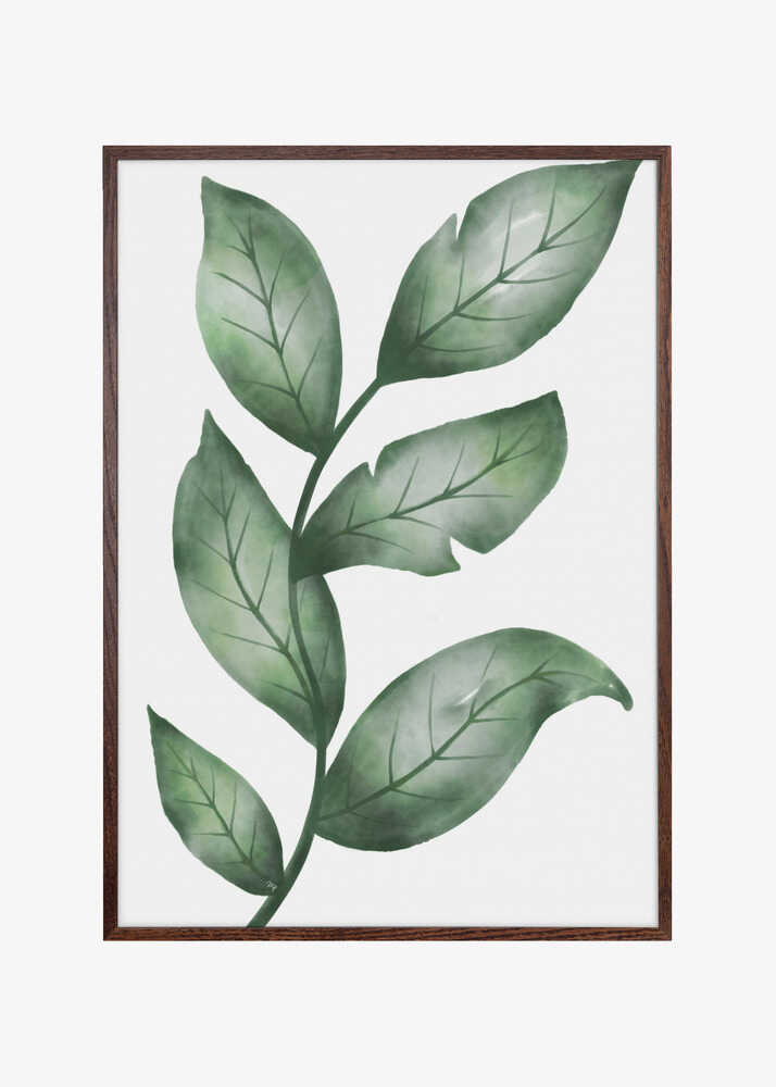 Realistic Green Leafy Plant