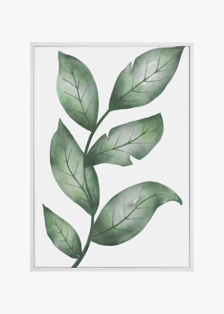 Realistic Green Leafy Plant