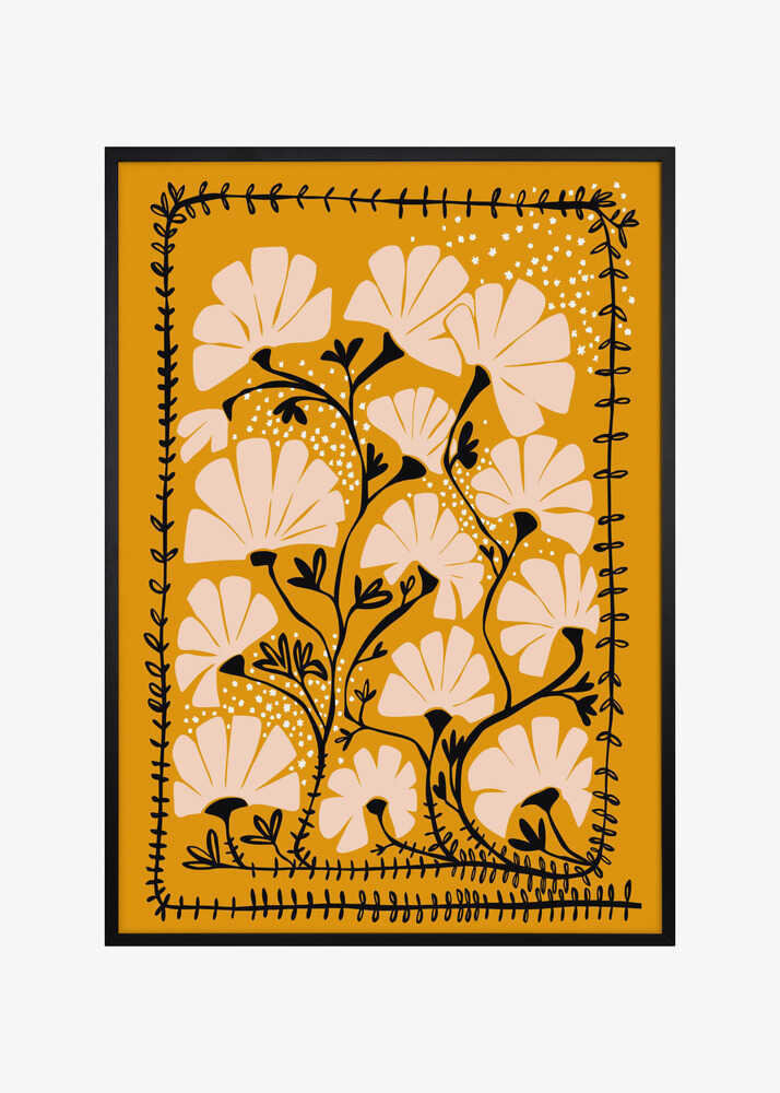 Ever blooming good vibes mustard yellow