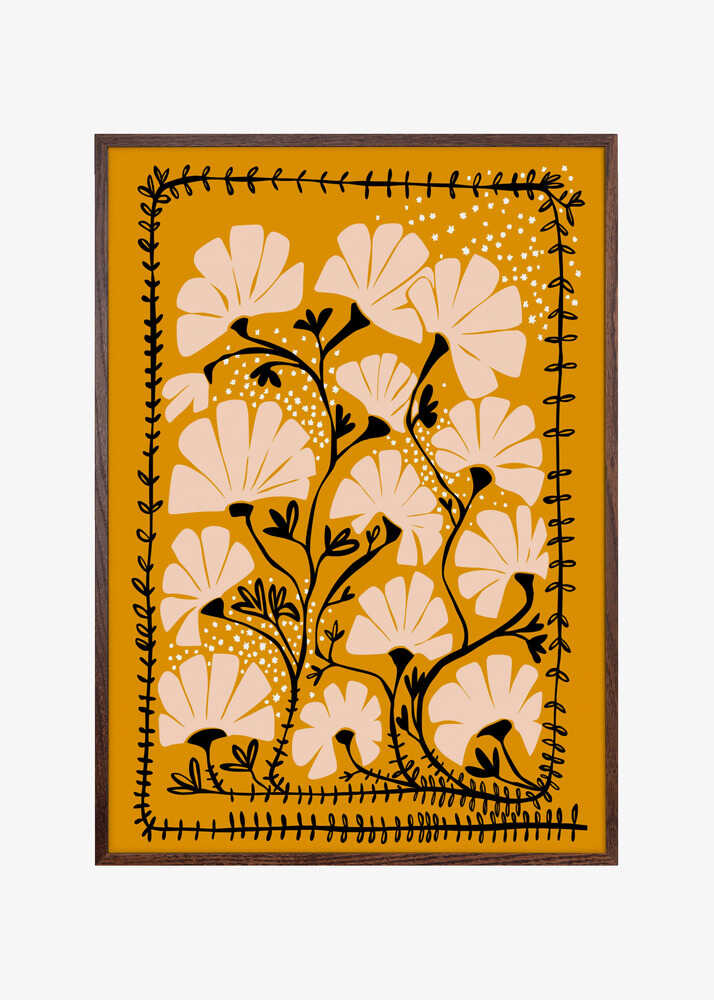 Ever blooming good vibes mustard yellow