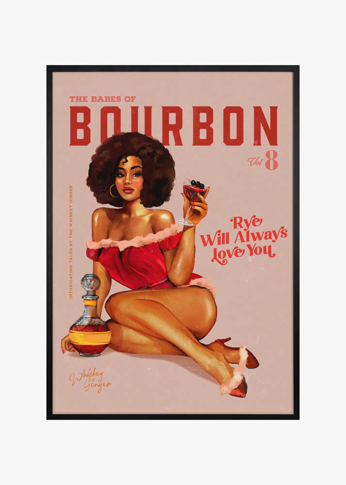 Babes of Bourbon Vol 8 Vintage Pinup Girl With Afro