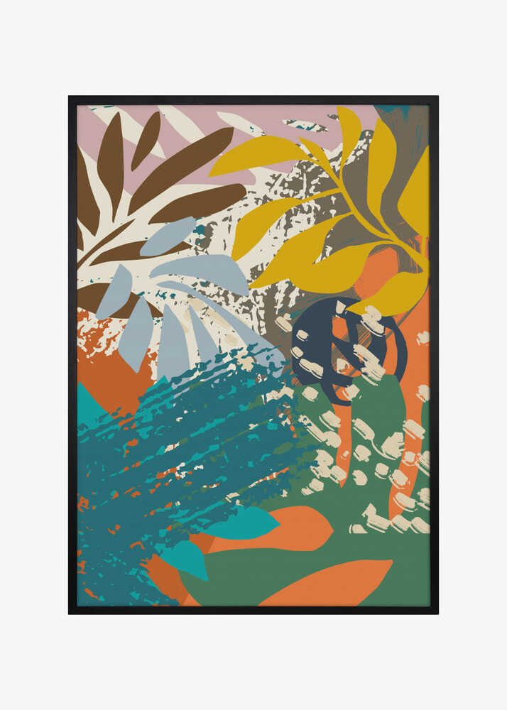 Abstract Leaves Close Up 1