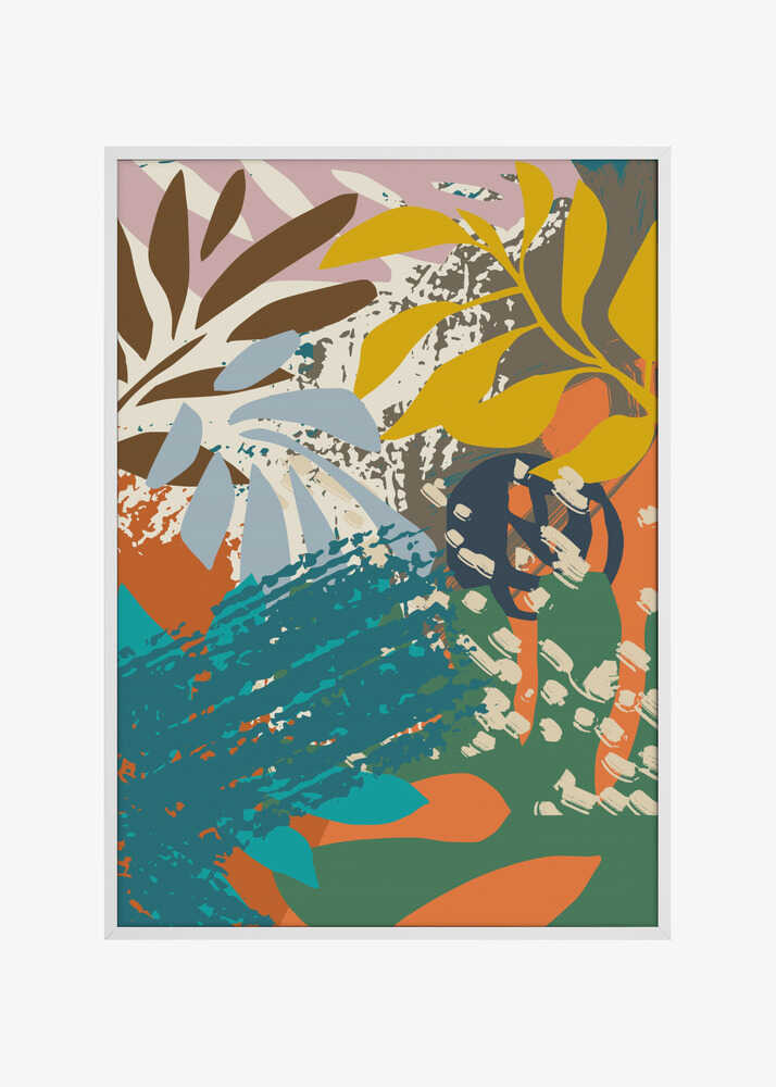 Abstract Leaves Close Up 1