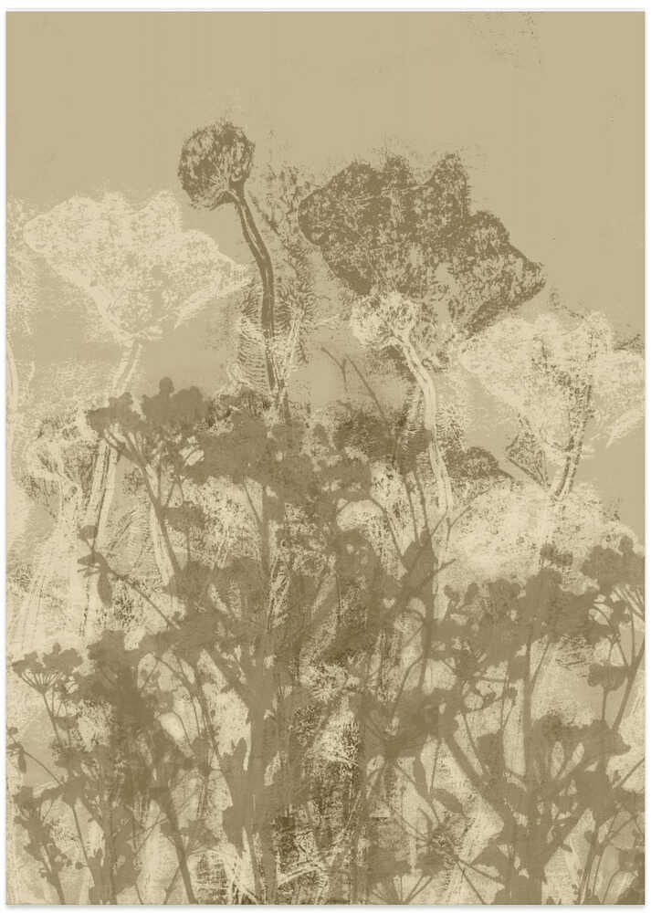 Misty Meadow. Abstract Botanical Art No.5