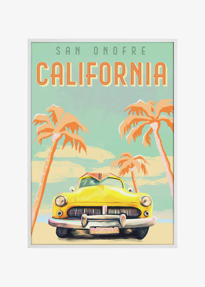 California Surf Poster