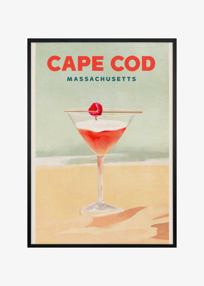 Cape Cod Cocktail Tall Poster