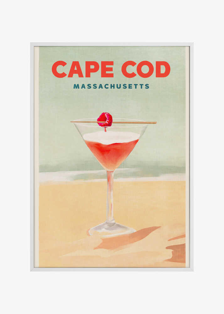 Cape Cod Cocktail Tall Poster