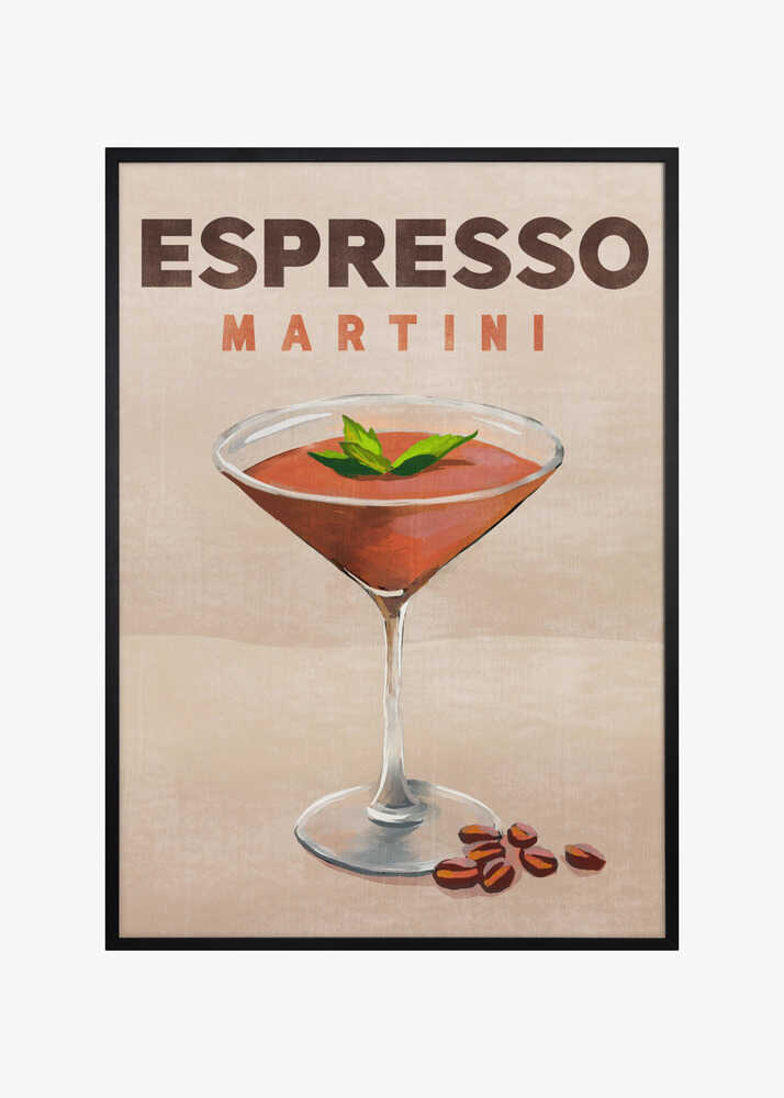 Espresso Martini Cocktail Bar Decor