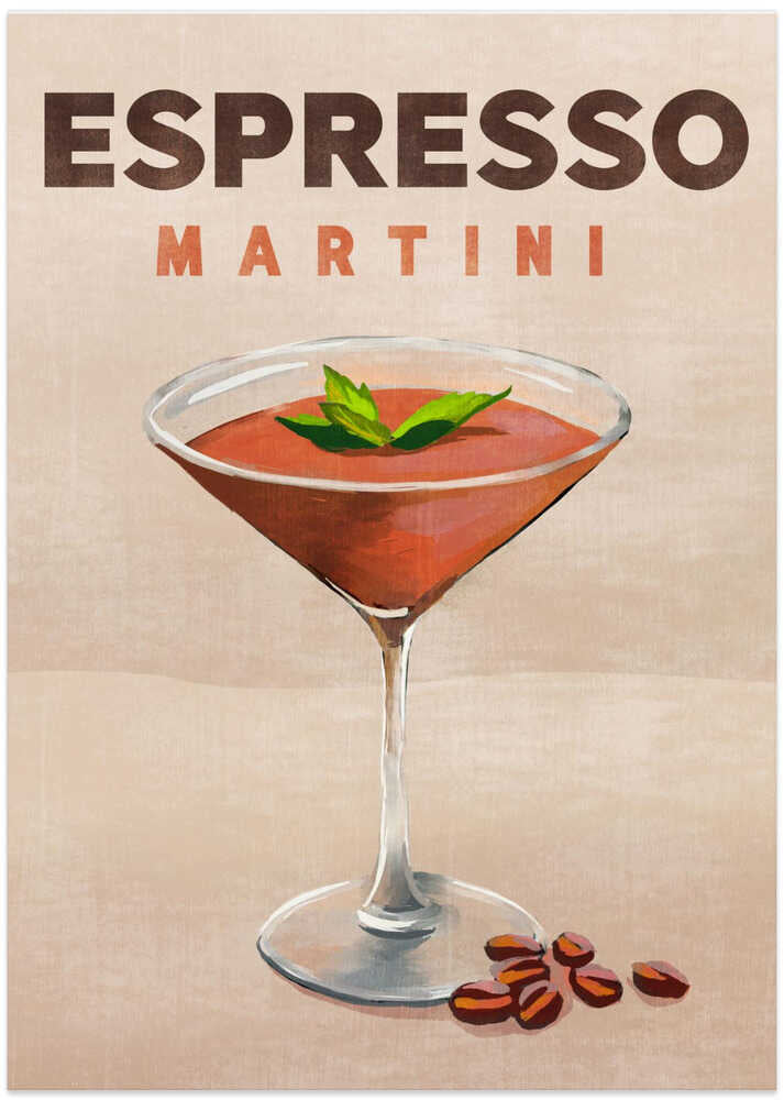 Espresso Martini Cocktail Bar Decor