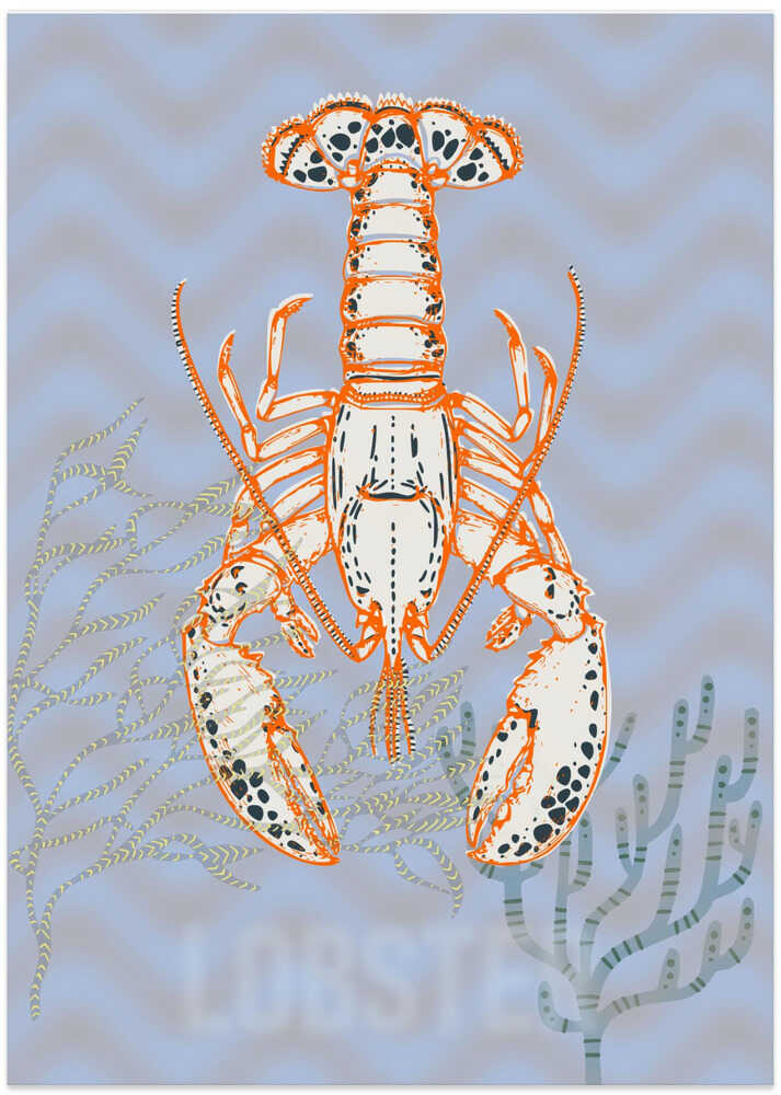 Sea life lobster Neptune's joy