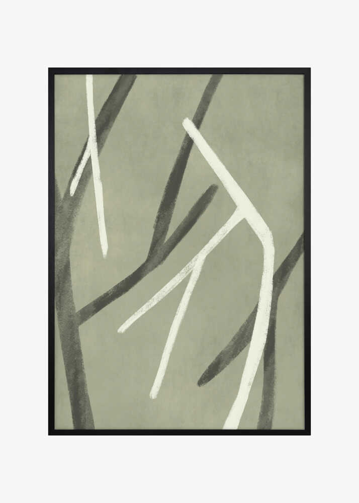 Twigs On Sage Green